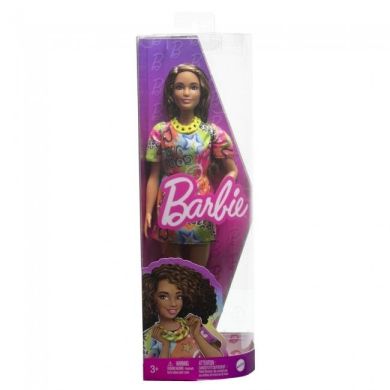 Лялька Barbie Модниця в яскравій сукні-футболці HPF77
