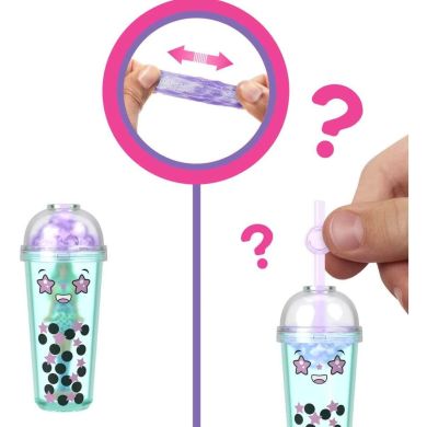 Мінілялечка-сюрприз Barbie Pop Reveal серії Mini BarbieLand круті Бабл-ті 4 см JCR22