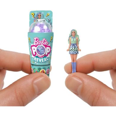 Мінілялечка-сюрприз Barbie Pop Reveal серії Mini BarbieLand круті Бабл-ті 4 см JCR22