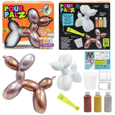 Набор для творчества Флюид Арт Balloon Dog Блинг Блинг Pour Palz GS-G22186