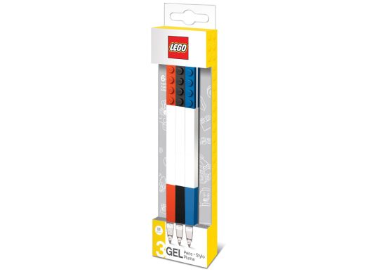 Набор гелевых ручек LEGO Stationery 3шт синяя, черная, красная 4003075-51513