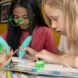 Набір стрижнів для 3D-ручки 3Doodler Start МІКС 75 шт: зелений, жовтий, рожевий 3DS-ECO-MIX4-75