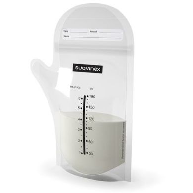 Пакети для зберігання грудного молока Suavinex 180 мл 400639