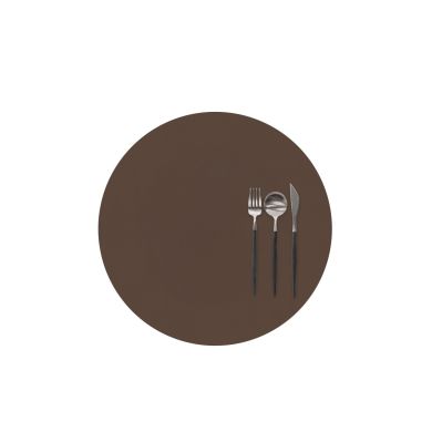 Плейсмат для сервировки TOGO круг, 38 см, коричневый ZICZAC ZZ0474BROWN