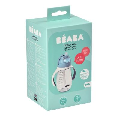 Поїльник з трубочкою Beaba Windy Blue 300 мл блакитний 913479, Блакитний