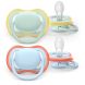 Пустышка Avent Ultra Air, 0-6 месяцев, 2 шт, дизайн для мальчиков SCF087/01