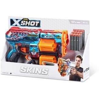 Быстрострельный бластер X-SHOT Skins Dread Apocalypse (12 патронов), 36517G Zuru 36517G