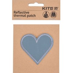 Термонашивка світловідбиваюча, серце Kite K23-115-1