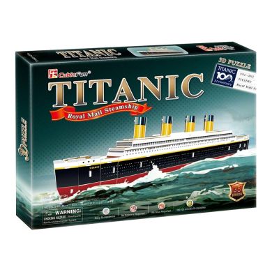 Тривимірна головоломка-конструктор ТИТАНИК Cubic Fun T4012h