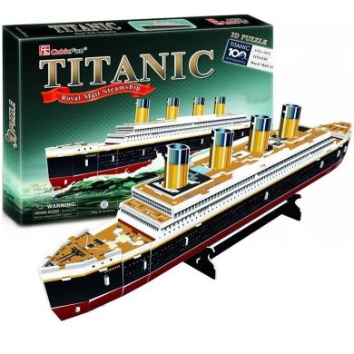 Тривимірна головоломка-конструктор ТИТАНИК Cubic Fun T4012h