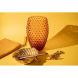 Ваза для цветов Egg Hobnail янтарная, диаметр 15 см, 3500 мл KLIMCHI 8215/23-85/27