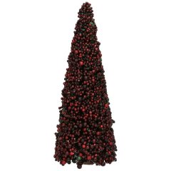 Ялинка новорічна BOLAS, пластик, H30 см, темно-червона, арт.39477-DRE-10