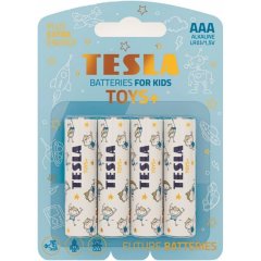 Батарейка Tesla Battery TOYS+ AAА LR06/BLISTER FOIL 4 шт. 8594183397795
