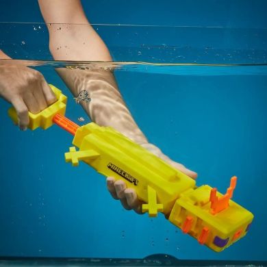 Бластер іграшковий, водний Аксолотл, серія Нерф Супер Сокер Майнкрафт Nerf F7601