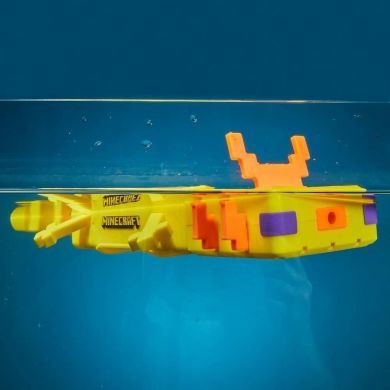 Бластер игрушечный, водный Аксолотл, серия Нерф Супер Сокер Майнкрафт Nerf F7601