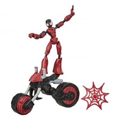 Фігурка героя фільму &laquo;Людина павук&raquo; серії &laquo;Бенді&raquo; Людина павук з мотоциклом Marvel F0236