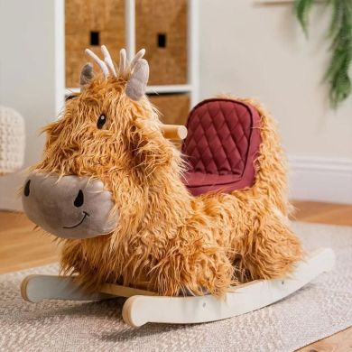 Игрушка-качели Коровка Хюберт, коричневый, 12М+ Little bird told me LB3128