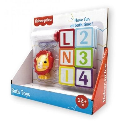 Игрушка Львенок с набором букв и цифр для игры с водой, Fisher-Price GMBT004A