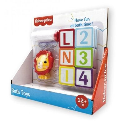 Іграшка Левеня з набором літер та цифр для гри з водою, Fisher-Price GMBT004A