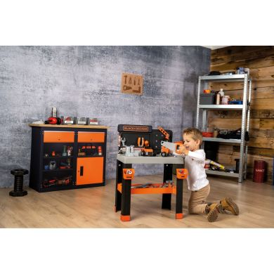 Игровой набор Блэк+Деккер. Профессиональная мастерская 95 аксесс., 3+ SMOBY TOYS 7600360740