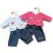 Комплект кофточка+джинсы, на игрушку высотой 28-35 см Heless 1504