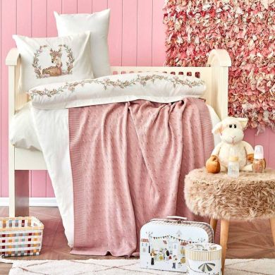 Комплект детского постельного белья Karaca Home Baby Розовый 200.16.01.0269, детский