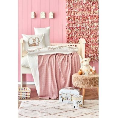 Комплект детского постельного белья Karaca Home Baby Розовый 200.16.01.0269, детский