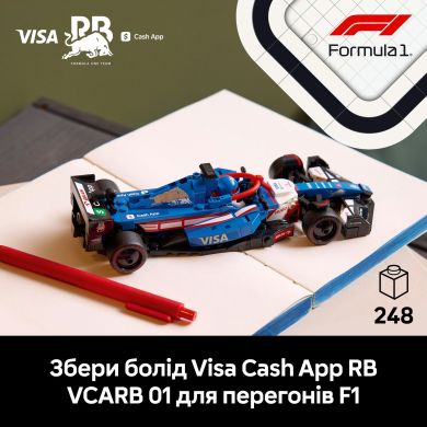 Конструктор Автомобіль для перегонів F1&reg; Visa Cash RB VCARB 01 LEGO Speed Champions 77246