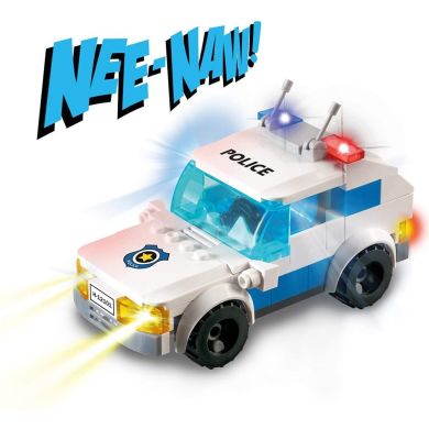 Конструктор электронный STAX Police Car белый LS-H12101