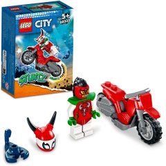 Конструктор Каскадерский мотоцикл Авантюрного скорпиона LEGO City Stunt 60332