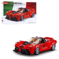 Конструктор SLUBAN M38-B0955 Model Bricks: Гоночна машина, 262 деталей