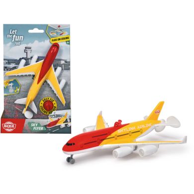 Літак з утримувачем, функція їзди та польоту, 18 см, 3+ DICKIE TOYS 3342014