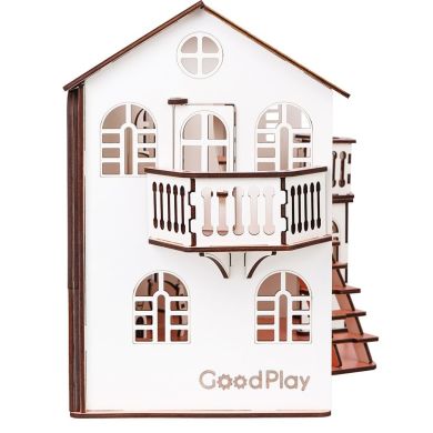 Ляльковий будинок GoodPlay 57х27х35 см В 013, Рожевий