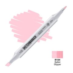 Маркер Sketchmarker 2 пера: тонкое и долото Ballet Slipper SM-R104