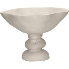 Миска пап&rsquo;є-маше 30&times;25 см, молочно-біла APILAR POMAX 41310-OWH-15