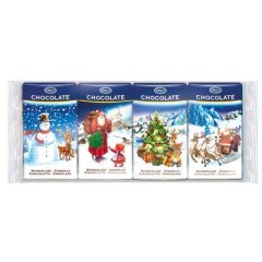 Молочные шоколадки Christmas 4*15г Only 0096438