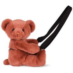 Мягкая игрушка-сумка Мишка терракотовая, 30 см DouDou DC4379