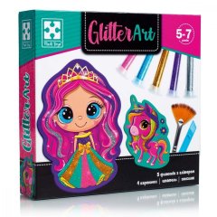 Набір для творчості Vladi Toys Глітер арт Казкові принцеси VT4501-10