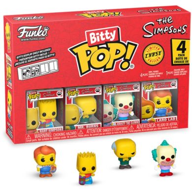 Набор игровых фигурок BITTY POP! серии Симпсоны БАРТ (4 фигурки в асс.) 85707