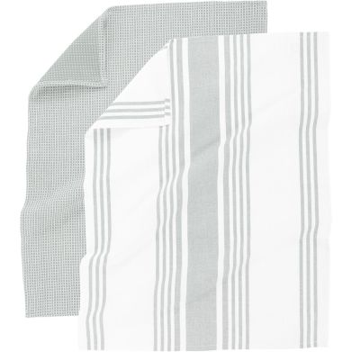 Набір кухоних рушників COMBO, 50x70см, (4шт), світло-зелений Tiseco 9576GREYLIGHT-SET4
