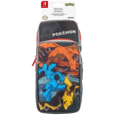 Наплечная сумка-чехол Adventure Pack (Charizard, Lucario & Pikachu) для Nintendo Switch Hori NSW-415U