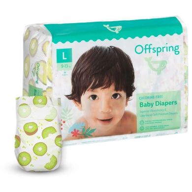 Підгузки Offspring&reg; розмір L, 9-13 кг, 36 шт, Ківі DP-OI-FAT-L36P-HKW