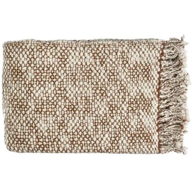 Плед вовна 170&times;130 см, верблюжий колір TRICOT POMAX 41336-CAM-10