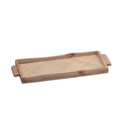 Прямокутний піднос Miramar з відновленого дерева, малий 52.75x20.25x3.75 Be Home 23-81