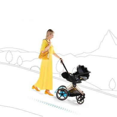 Шасі Cybex ePriam та каркас Chrome Brown 519002623