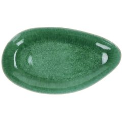 Тарелка овальная POMAX TREILLE, керамика, ⌀29.5, зеленая, арт.38103-GRE-15, 29