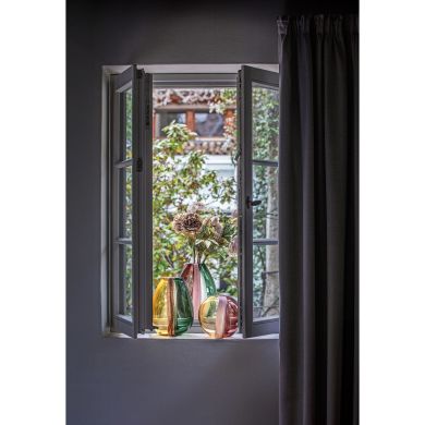 Ваза скляна SULLATELA жовта М 26x13.5x26H Rituali Domestici U30739109P00