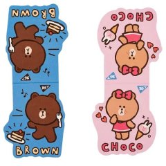 Закладки магнитные Yes Line Friends Brown and Choco, 2шт YES 708106