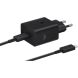 Зарядний пристрій мережевий Samsung 45Вт USB-С PD PPS, кабель USB-C > USB-C, 1.8м, чорний EP-T4511XBEGEU
