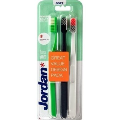 Зубна щітка Clean Smile (середня) 3шт Jordan 56106310